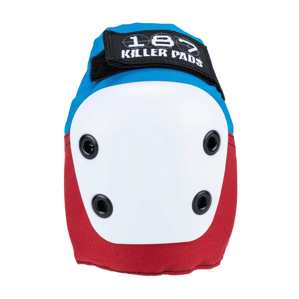 187 Killer Pads 6-Pack Junior Pad Set Combo - Red/White/Blue - Image 2