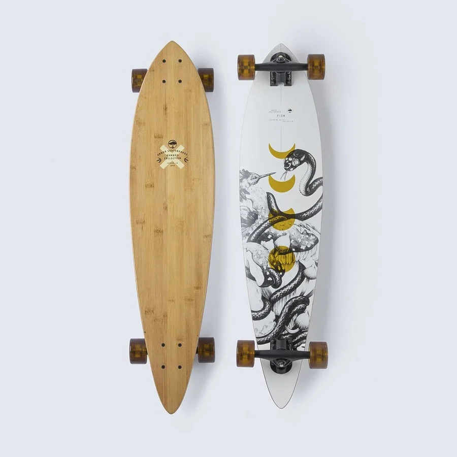 Arbor Fish Bamboo 37 Complete Longboard - 8.375" - Image 2