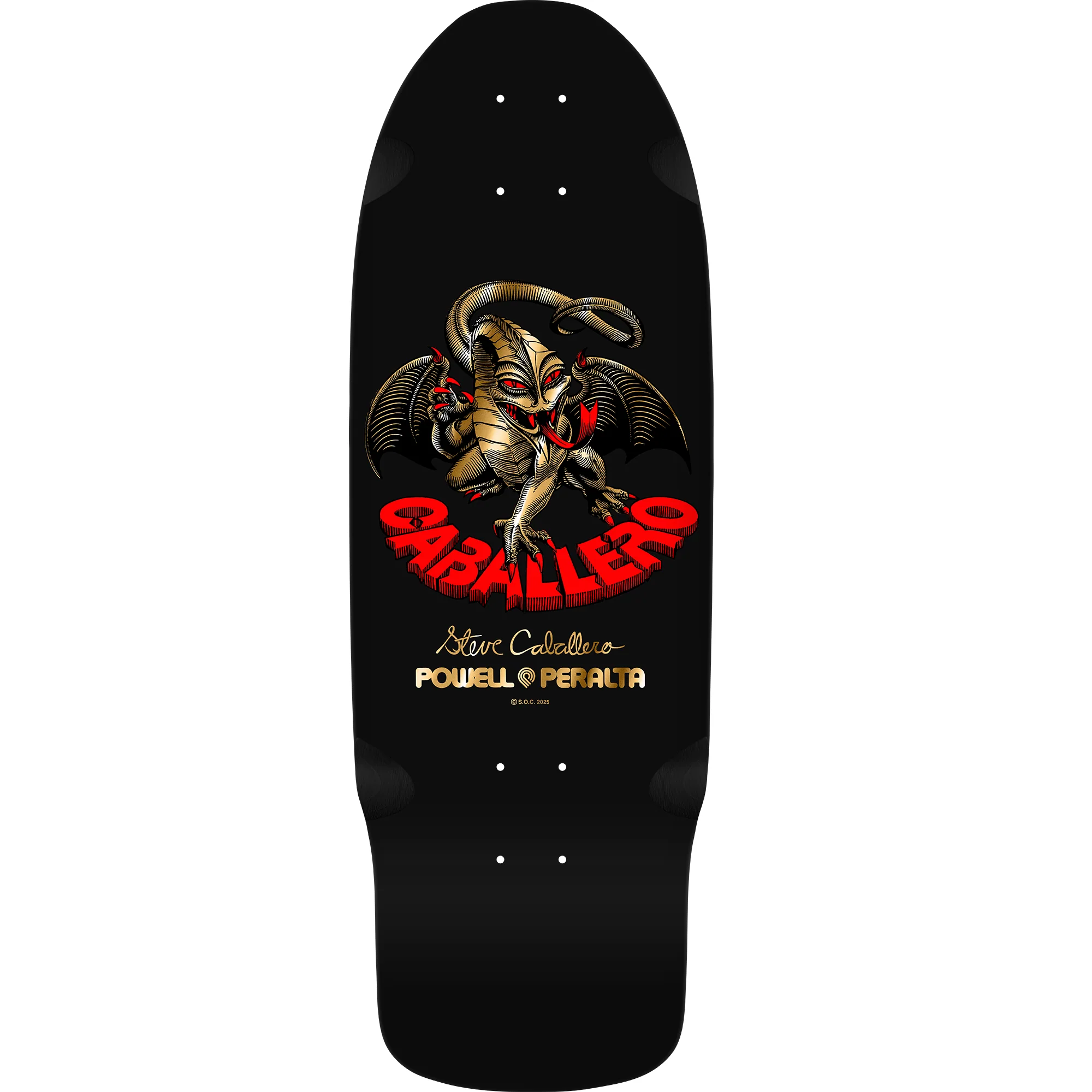 Bones Brigade Steve Caballero Dragon Series 16 Reissue Deck - Black