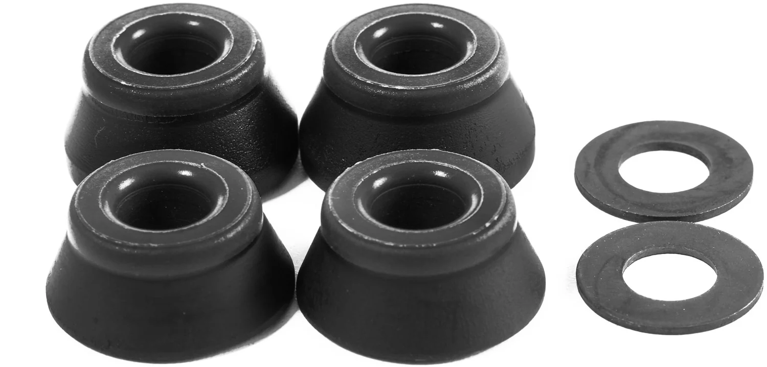 Bones Hardcore Hard Bushings 96a - Black/Black (Set of 4) - Image 2
