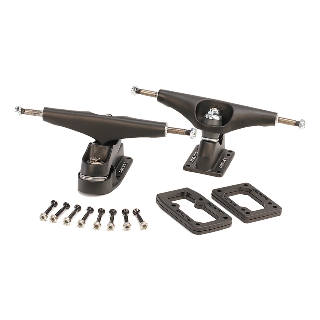 Carver C7 Hollow Truck Set 6.5″ - Coal Satin (Set of 2)
