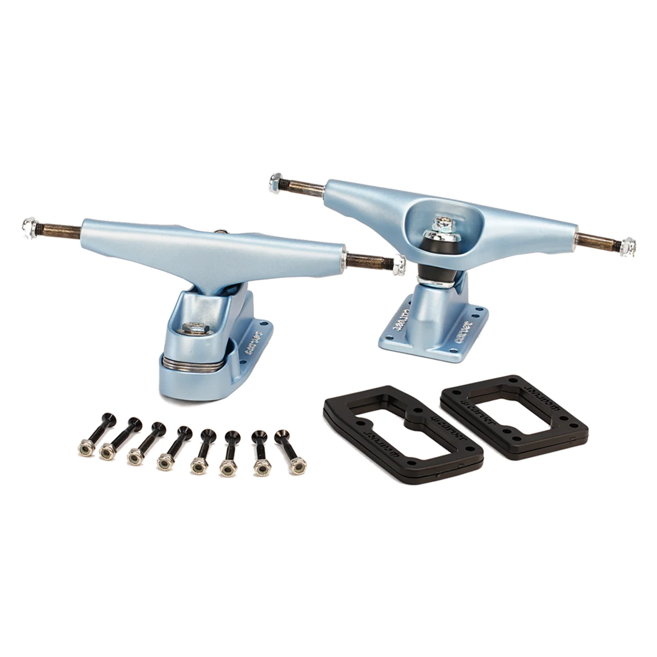 Carver C7 Hollow Truck Set 6.5″ - Impala Blue Metallic (Set of 2)