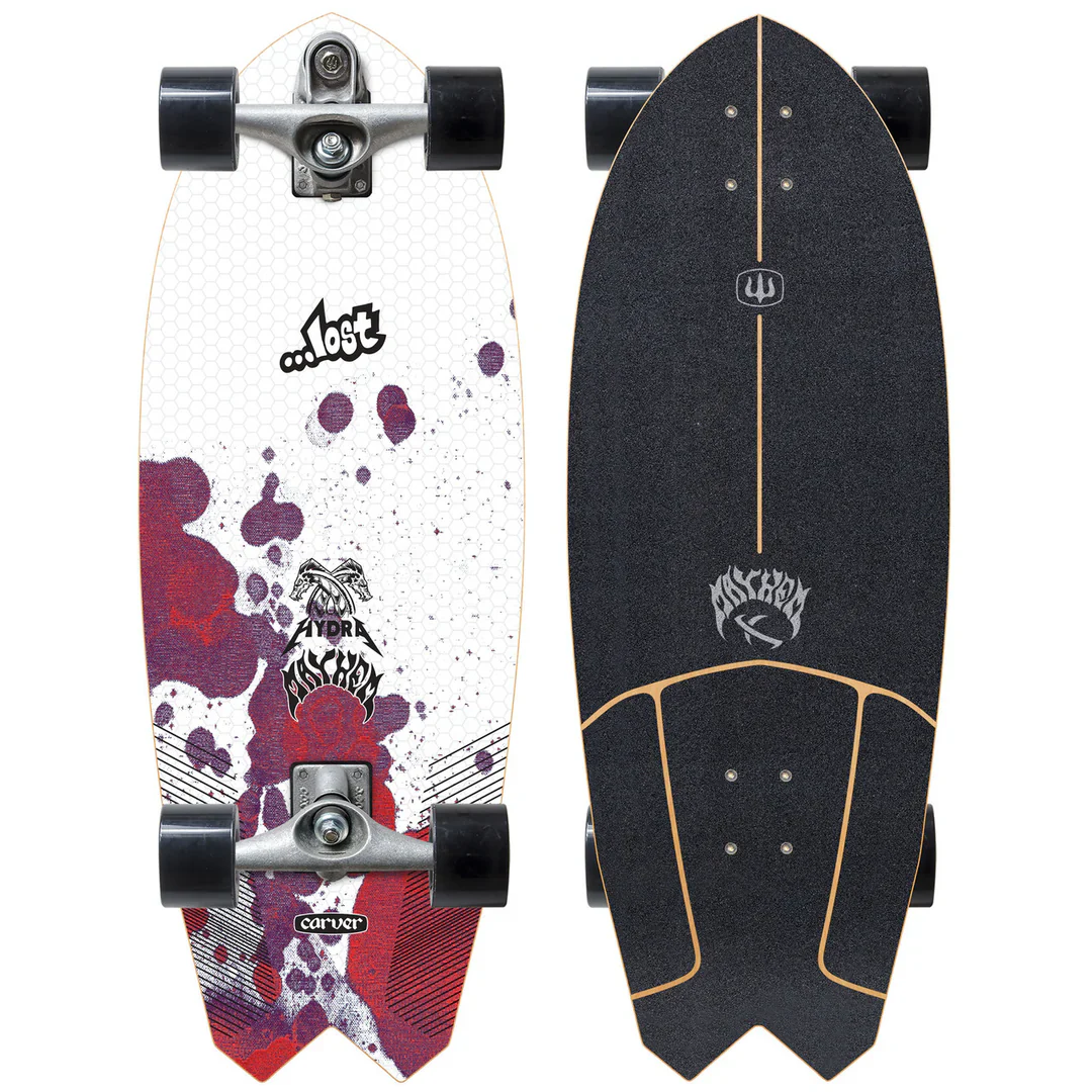 Carver Lost Hydra Surfskate Complete C7 Raw (V5) - 29″