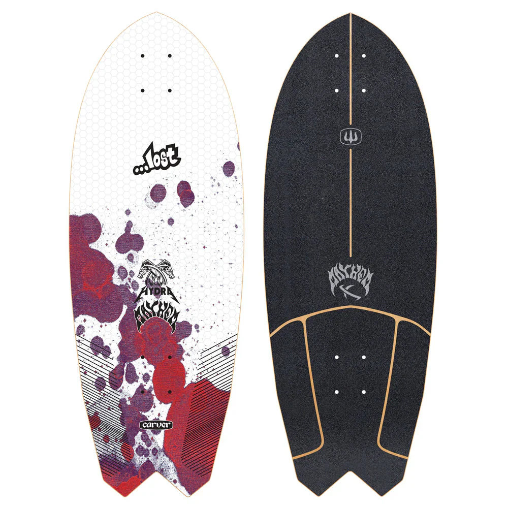 Carver Lost Hydra Surfskate Deck (V5) - 29″