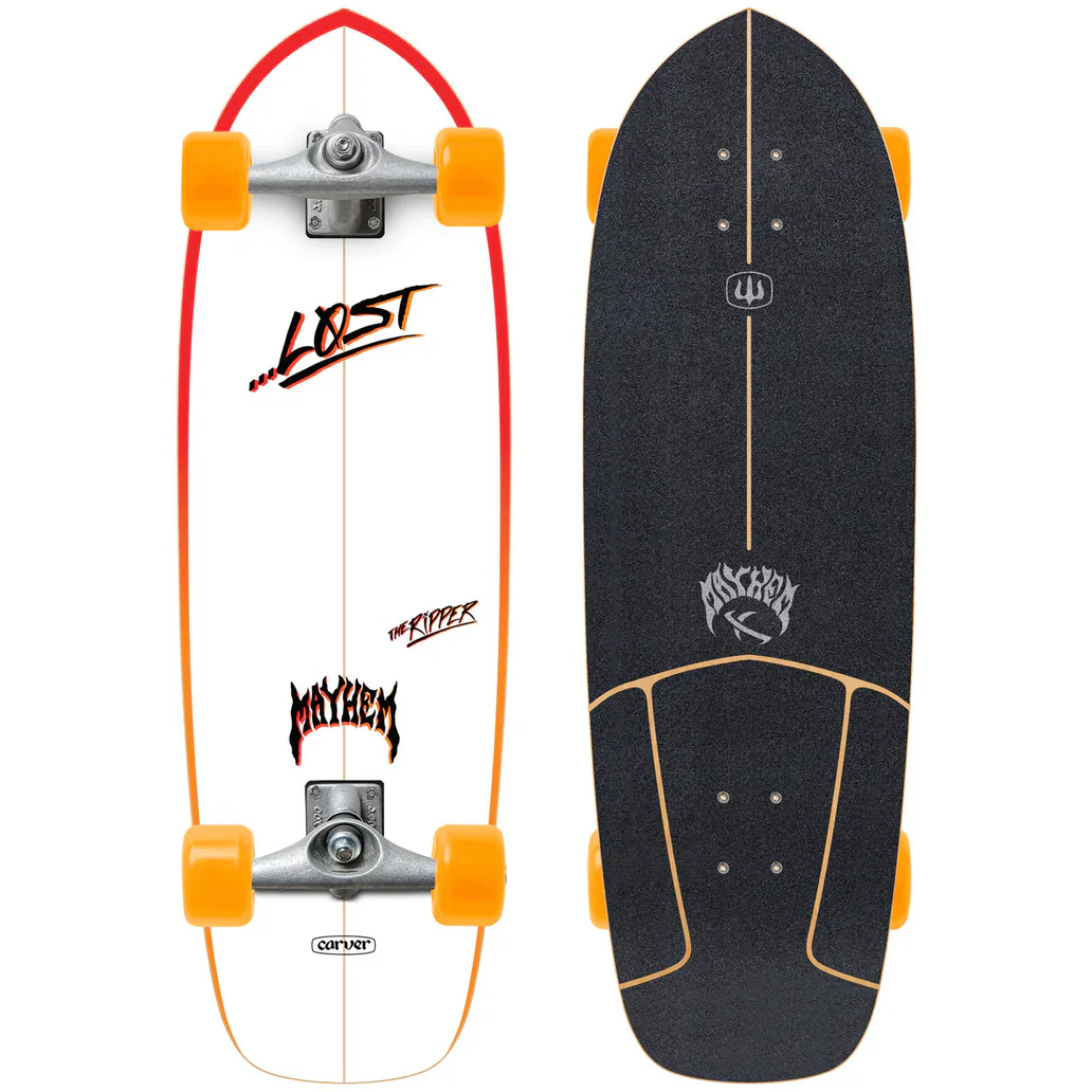 Carver Lost Rad Ripper Surfskate Complete CX Raw - 31″