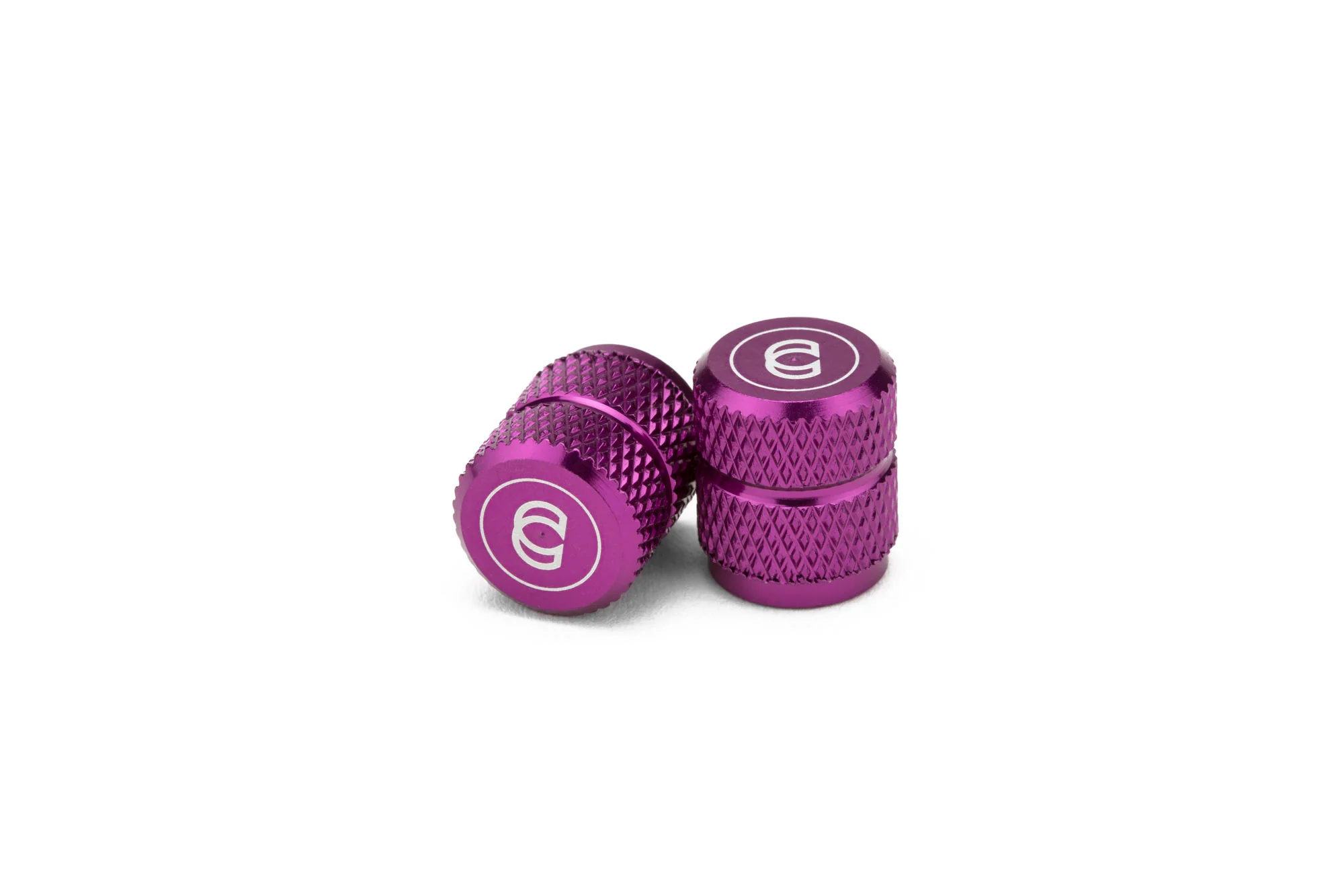 Cinema BMX Alloy Valve Caps - Purple