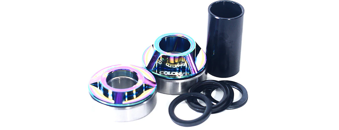Colony BMX Mid Bottom Bracket 19mm Kit - Rainbow