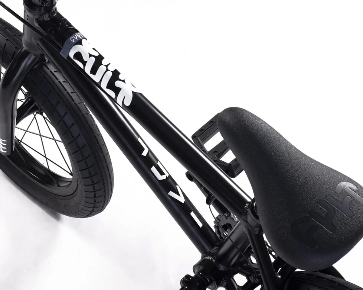 Cult 2027 Juvenile 16″ Complete BMX Bike - Black - Image 2
