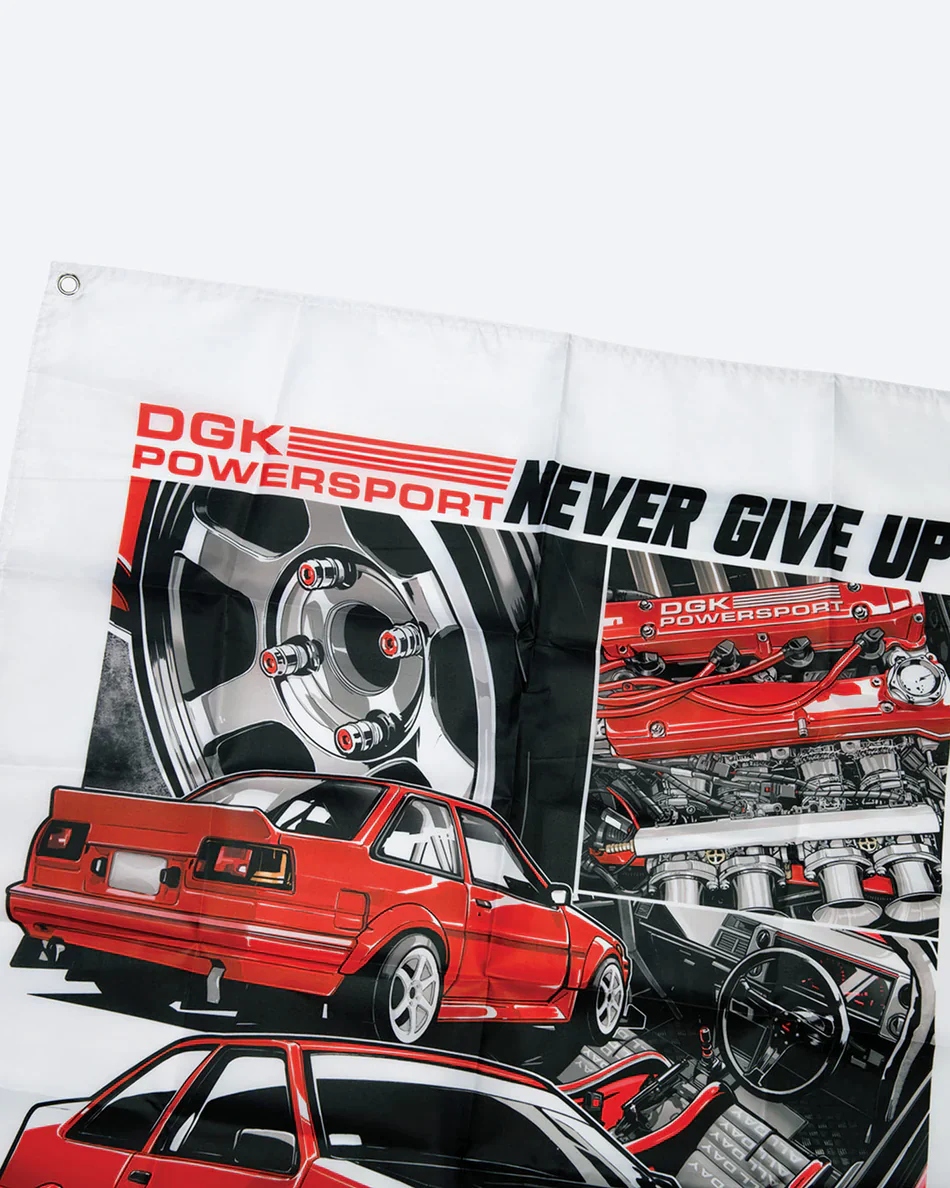 DGK Twin Cam Banner - White - Image 3