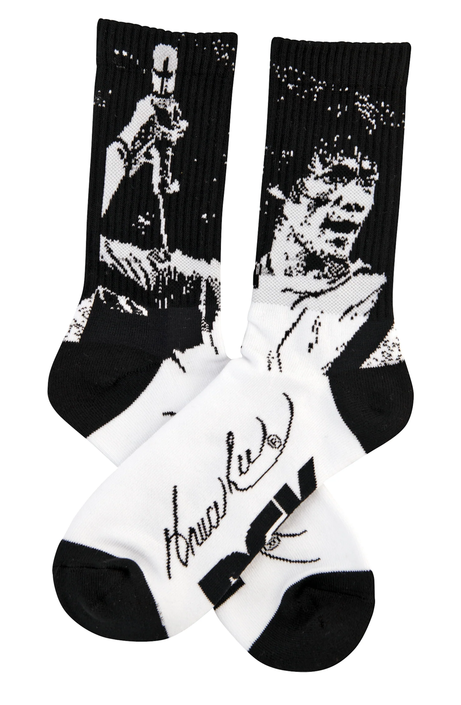 DGK x Bruce Lee Impact Socks - White - Image 4