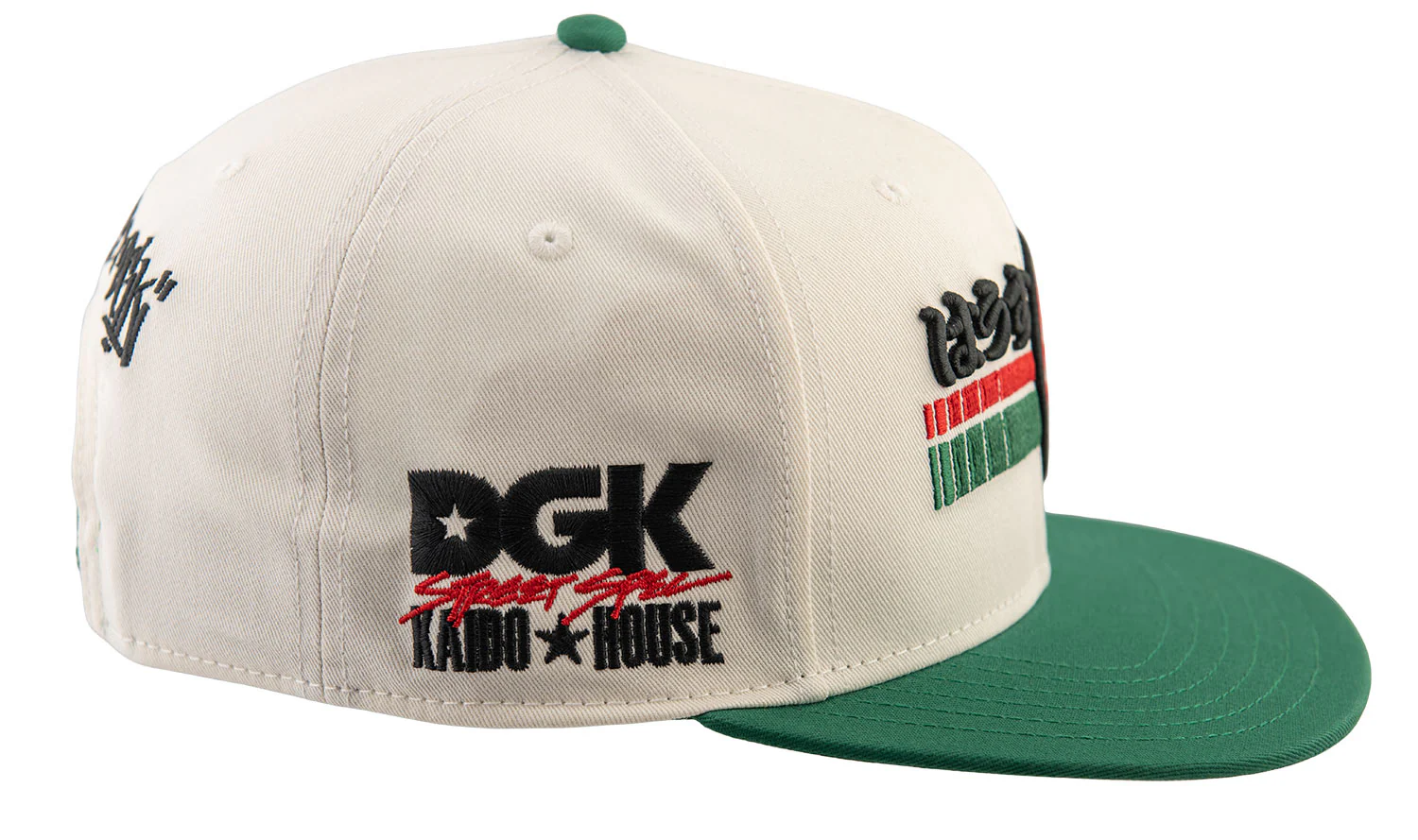 DGK x Kaido House Raceway Snapback Hat - Natural - Image 2