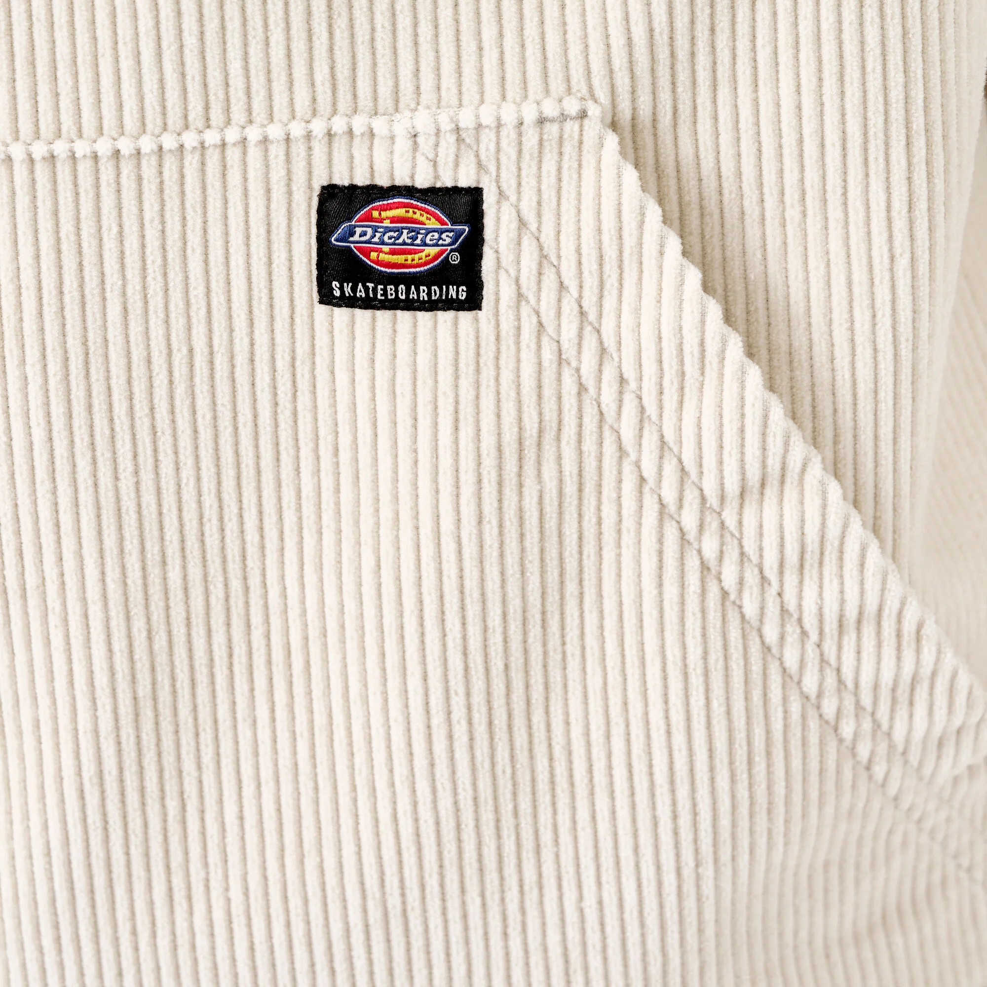 Dickies Tom Knox Corduroy Hoodie - Fog - Image 5