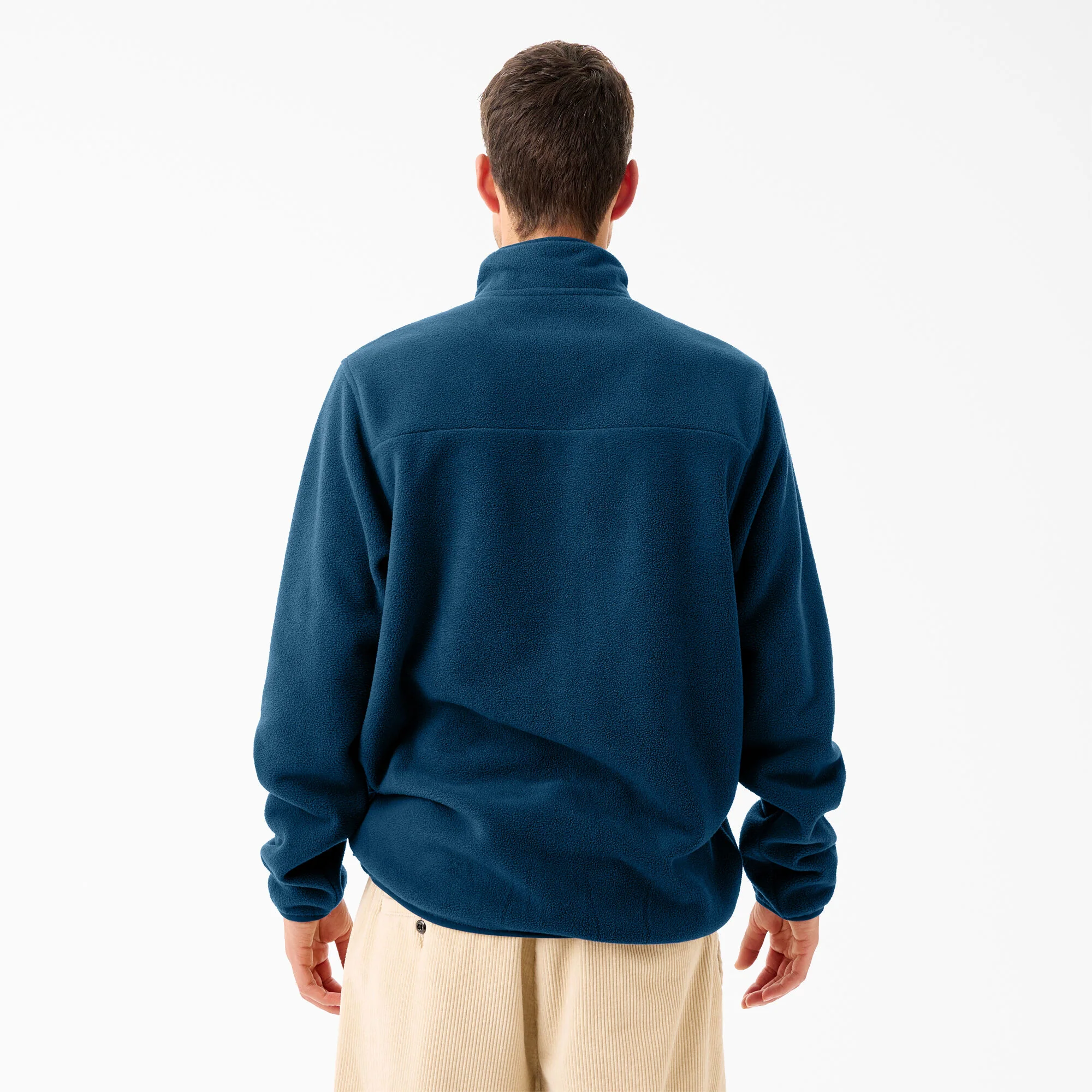 Dickies Tom Knox Quarter Zip Fleece - Deep Blue - Image 2