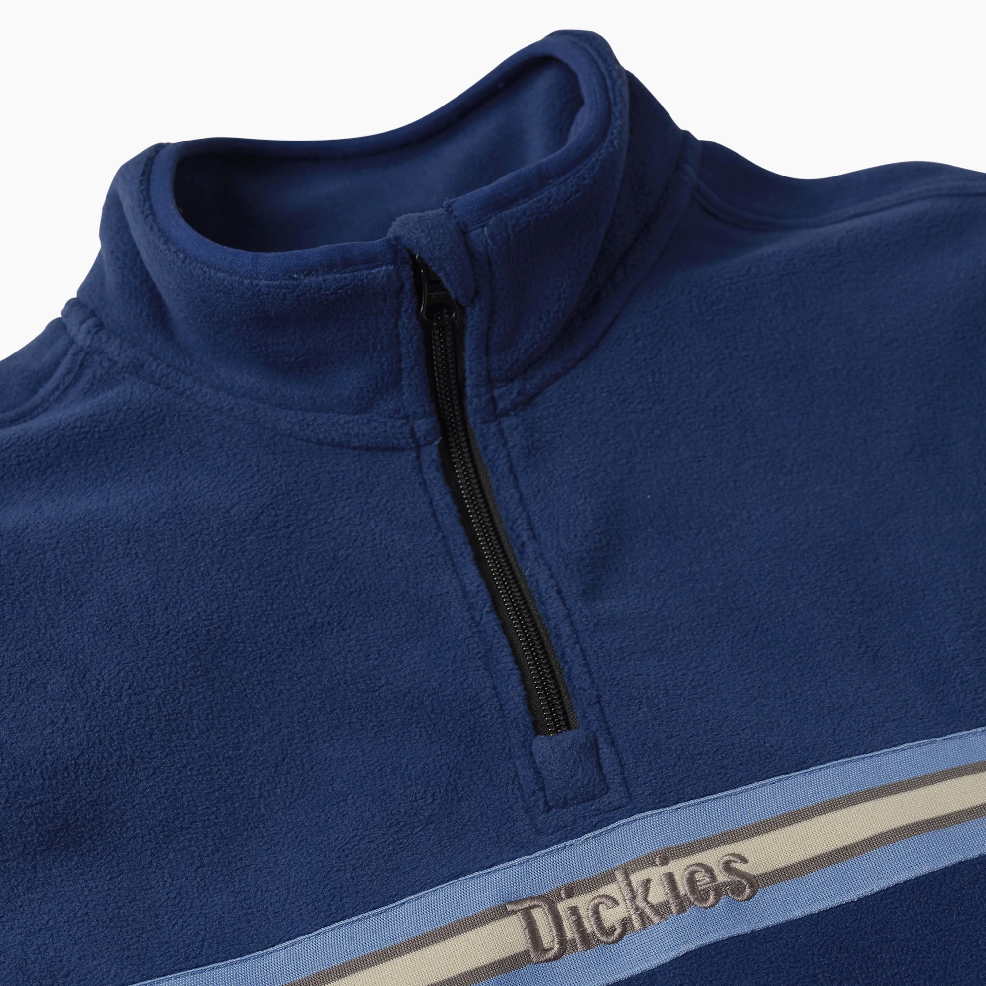 Dickies Tom Knox Quarter Zip Fleece - Deep Blue - Image 6