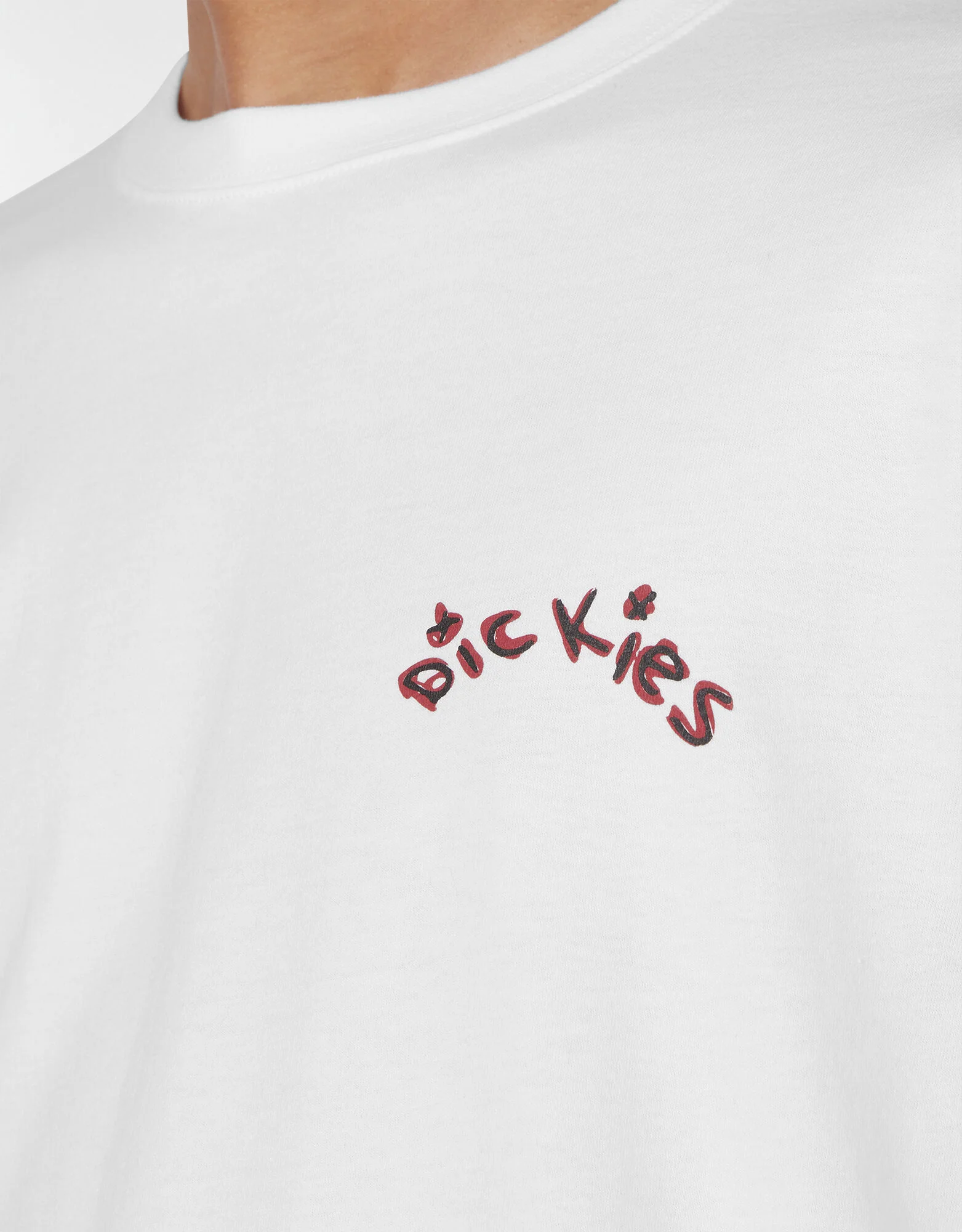 Dickies Villani Drunkula Long Sleeve T-Shirt - White - Image 5