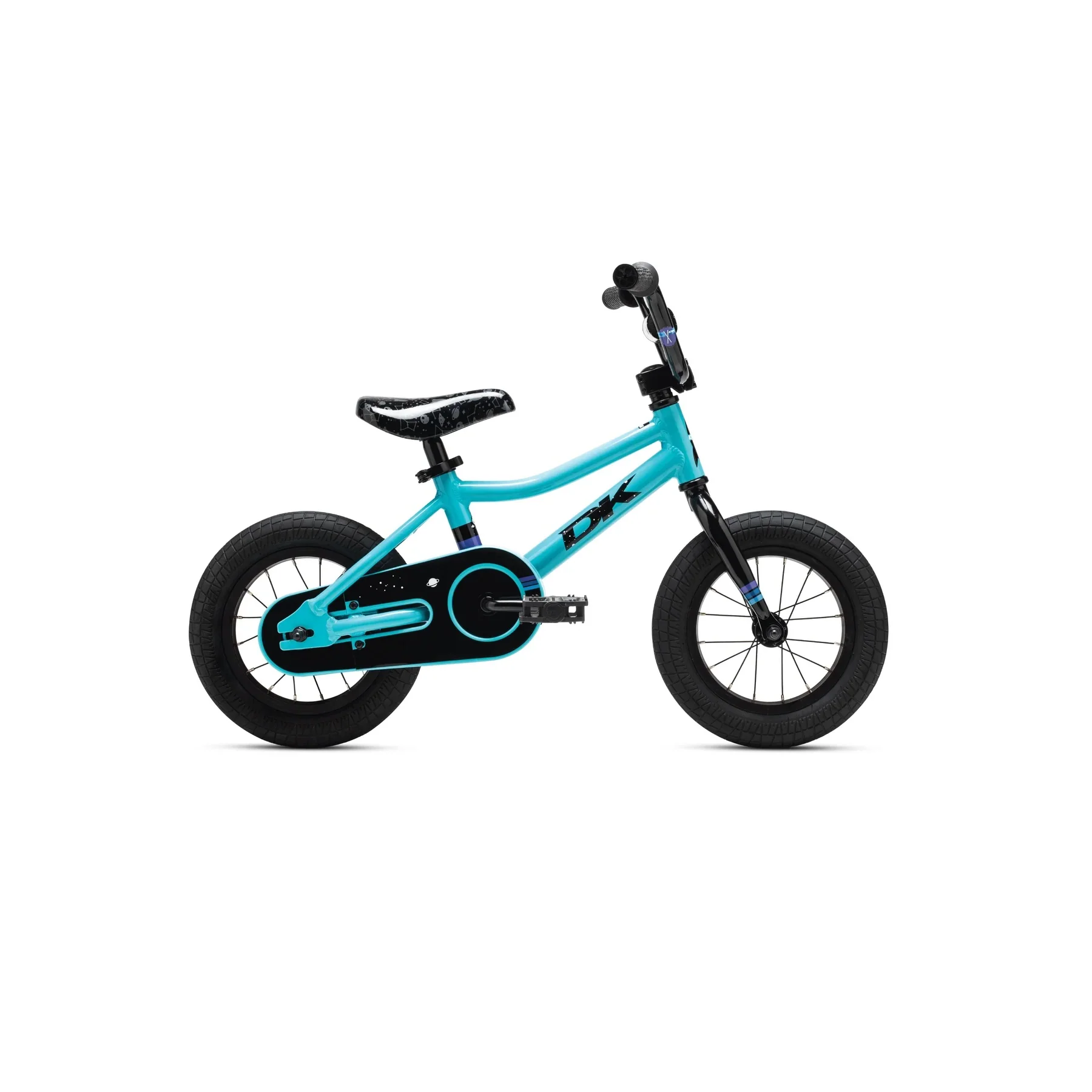 DK Devo 12″ Kids Complete BMX Bike - Blue - Image 2