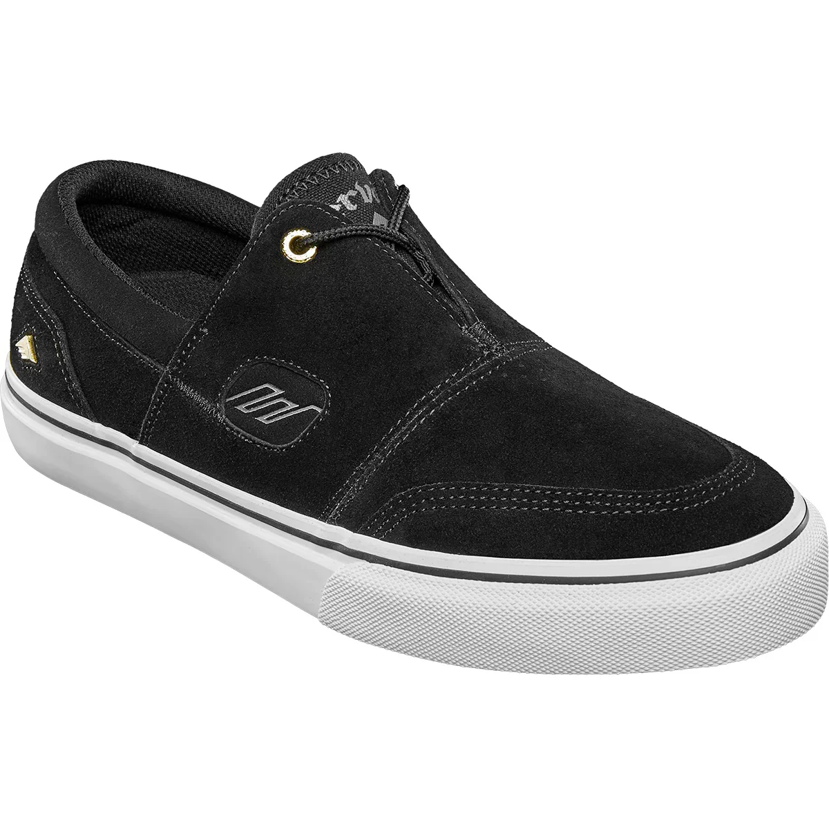 Emerica Shoes Servold - Black/White/Gold - Image 4
