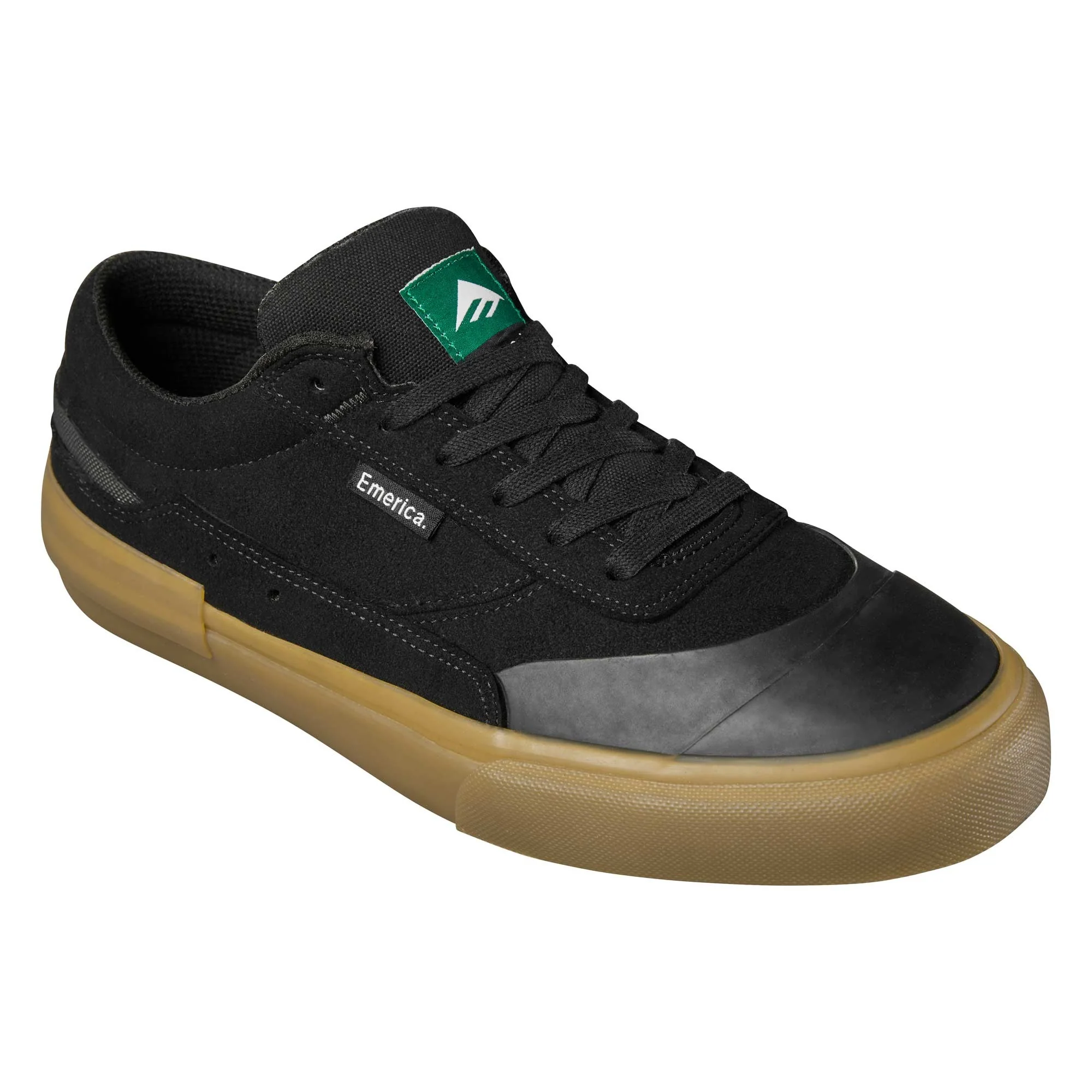 Emerica Shoes Vulcano - Black/Grey/Gum - Image 2
