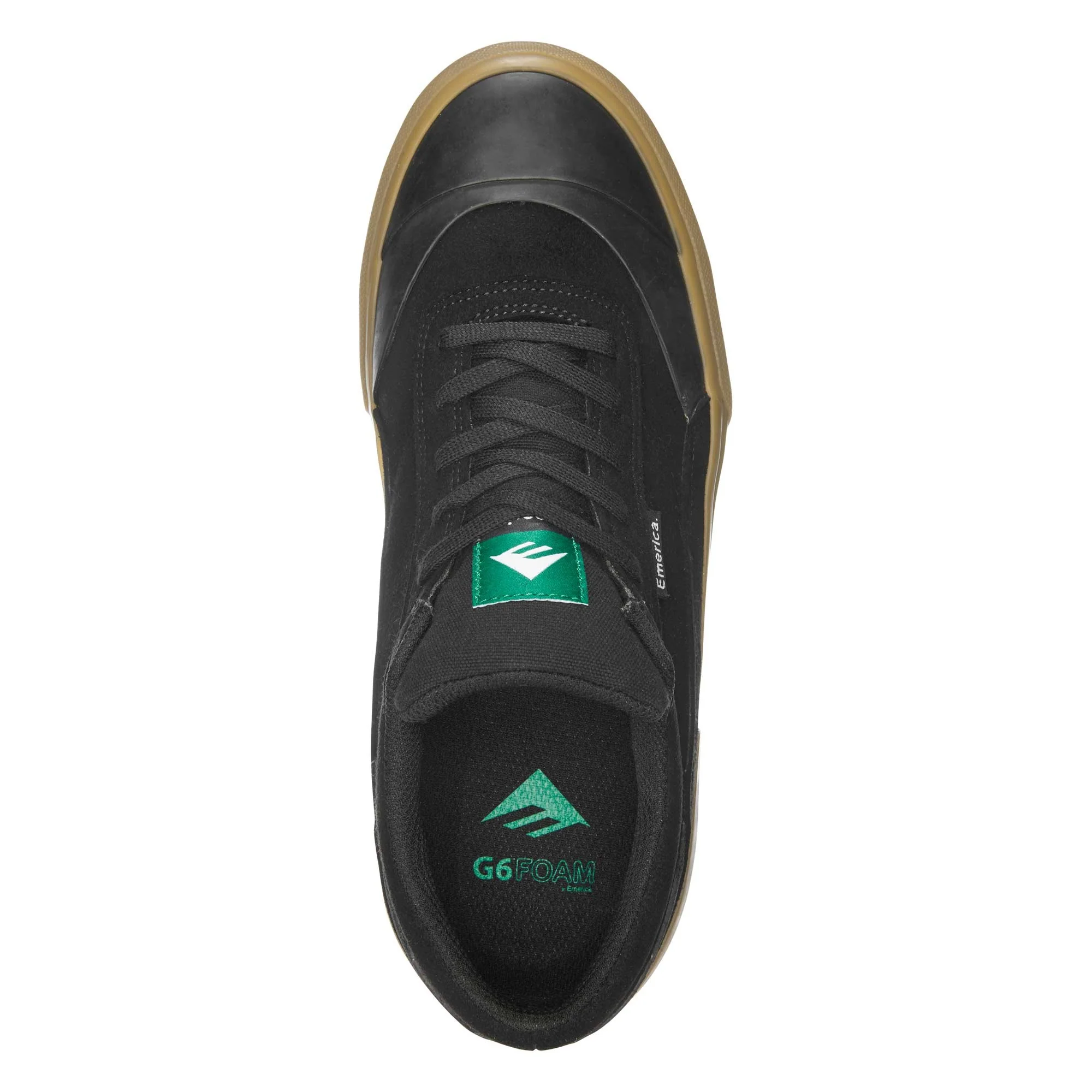 Emerica Shoes Vulcano - Black/Grey/Gum - Image 3