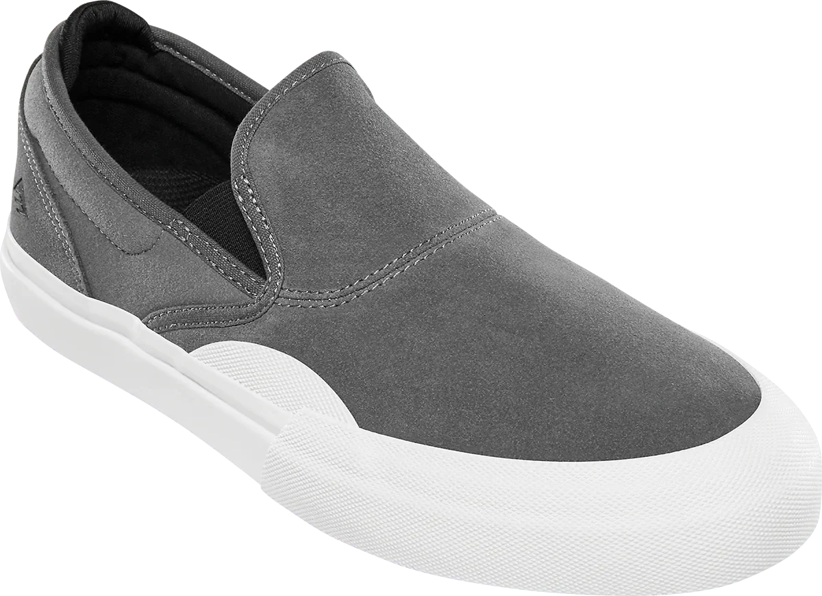 Emerica Shoes Wino G6 Slip-On - Gray/Black/White - Image 2