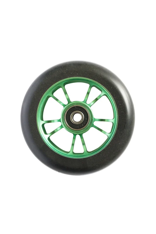 Envy Colt Scooter Wheel 100mm - Green/Black (Pair)