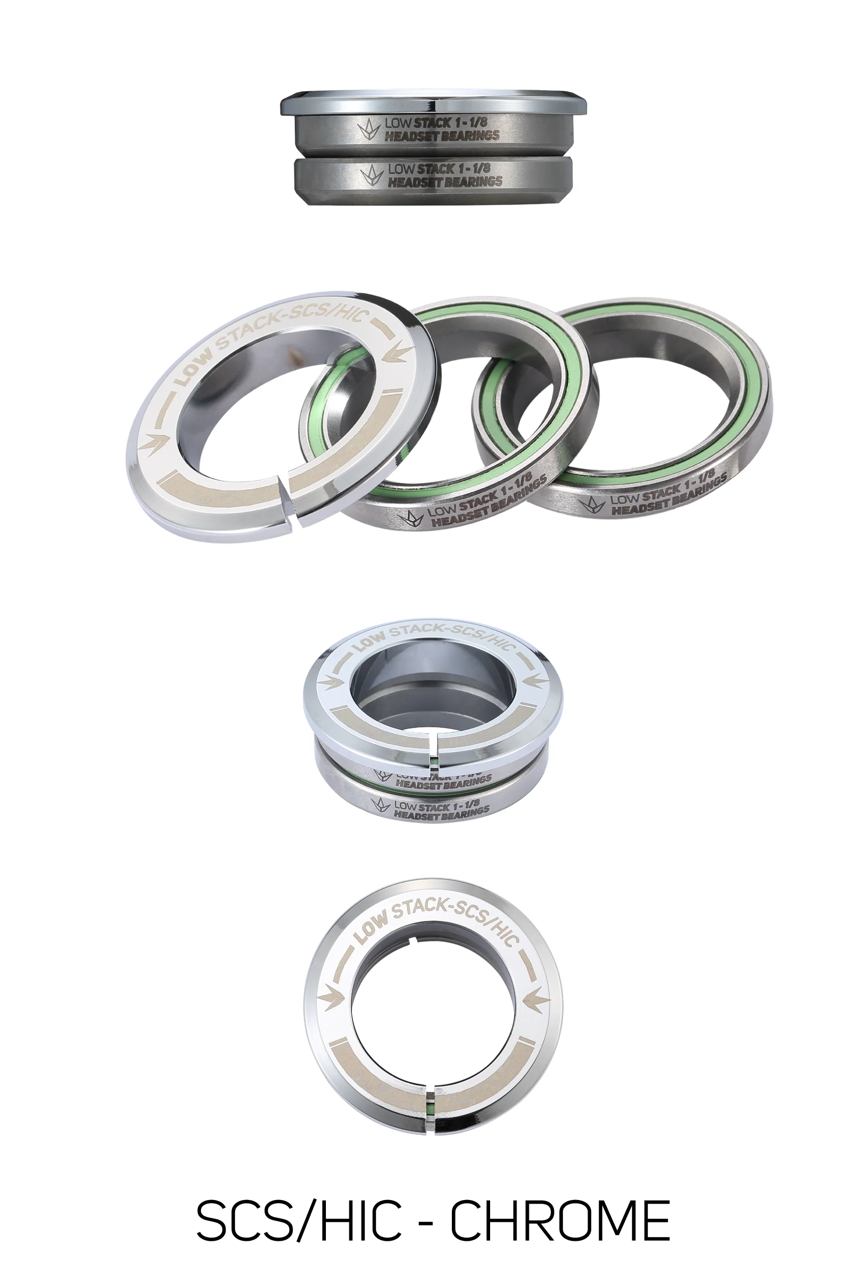 Envy Low Stack Headset SCS - Chrome - Image 2