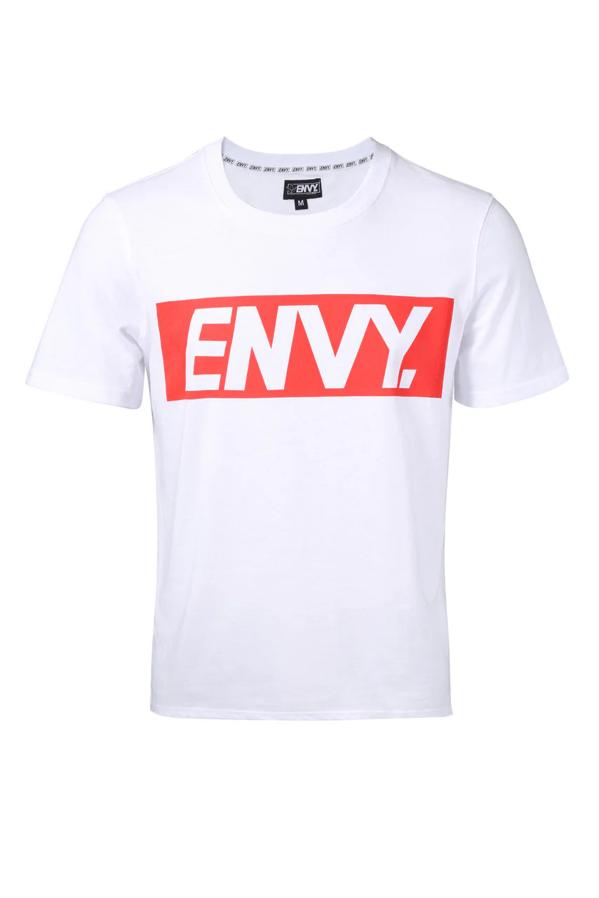 Envy T-Shirt Red - White