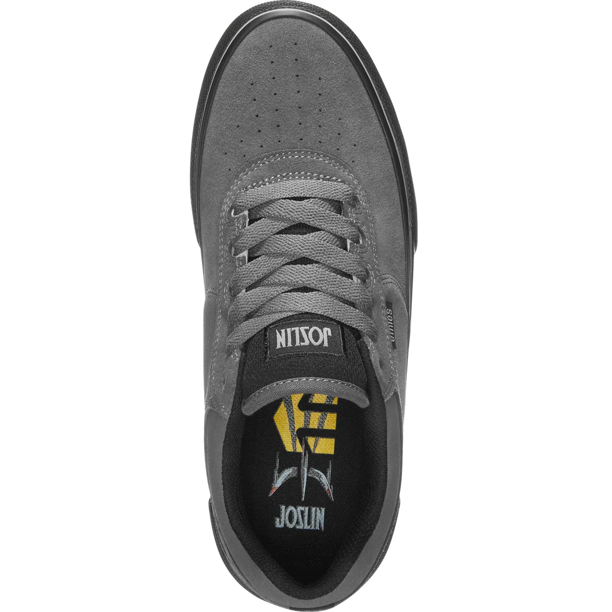 Etnies Shoes Joslin Vulc - Dark Grey/Black - Image 4