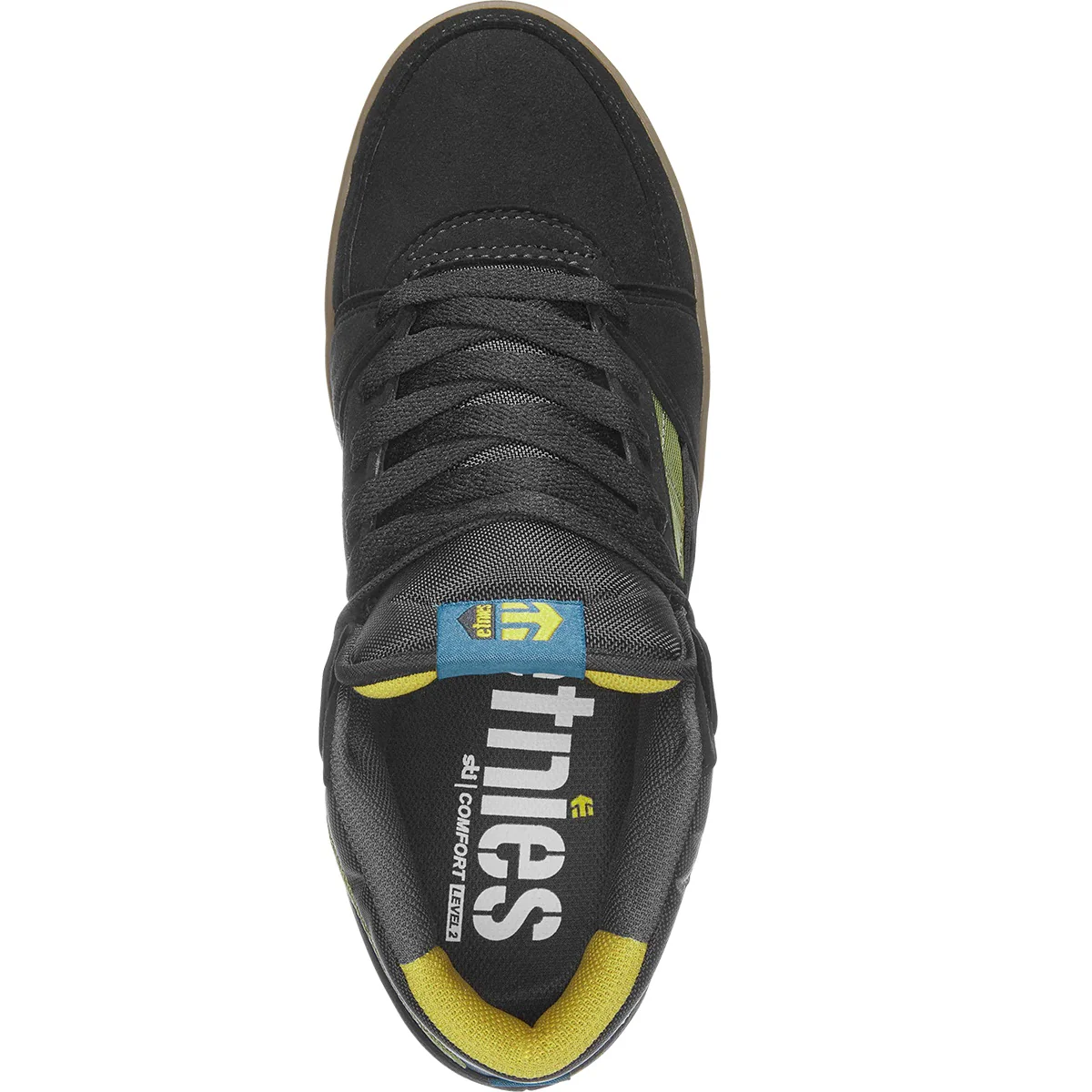Etnies Shoes MC Rap Hi - Black/Green/Gum - Image 2