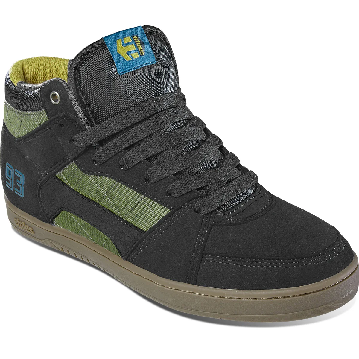 Etnies Shoes MC Rap Hi - Black/Green/Gum - Image 4