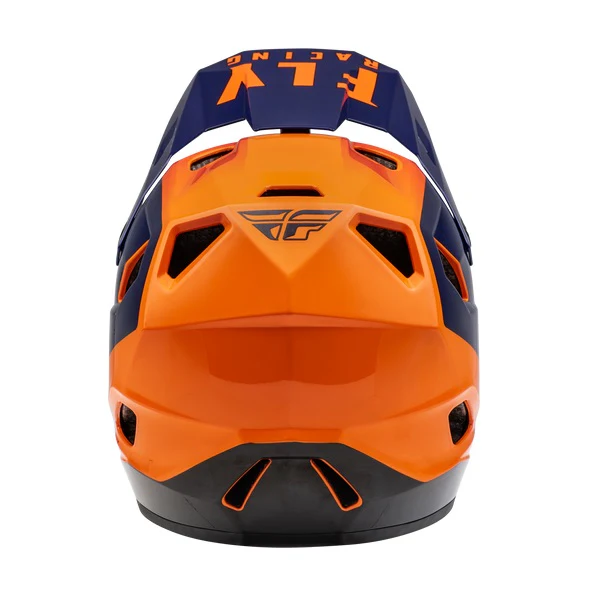 Fly Racing Rayce Full Face Helmet - Navy/Orange/Red - Image 2