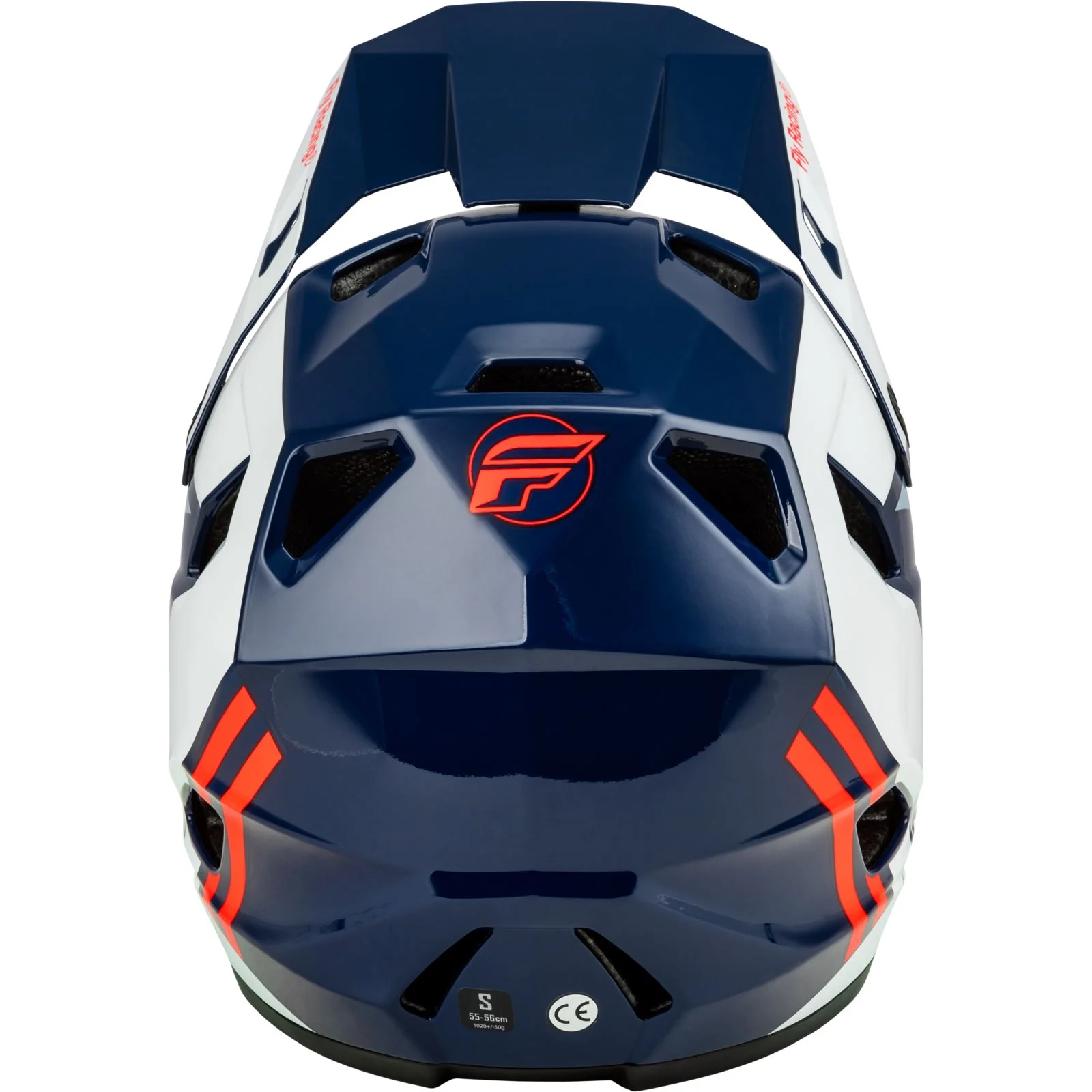 Fly Racing Youth Rayce (2024) Full Face Helmet - Red/White/Blue - Image 2