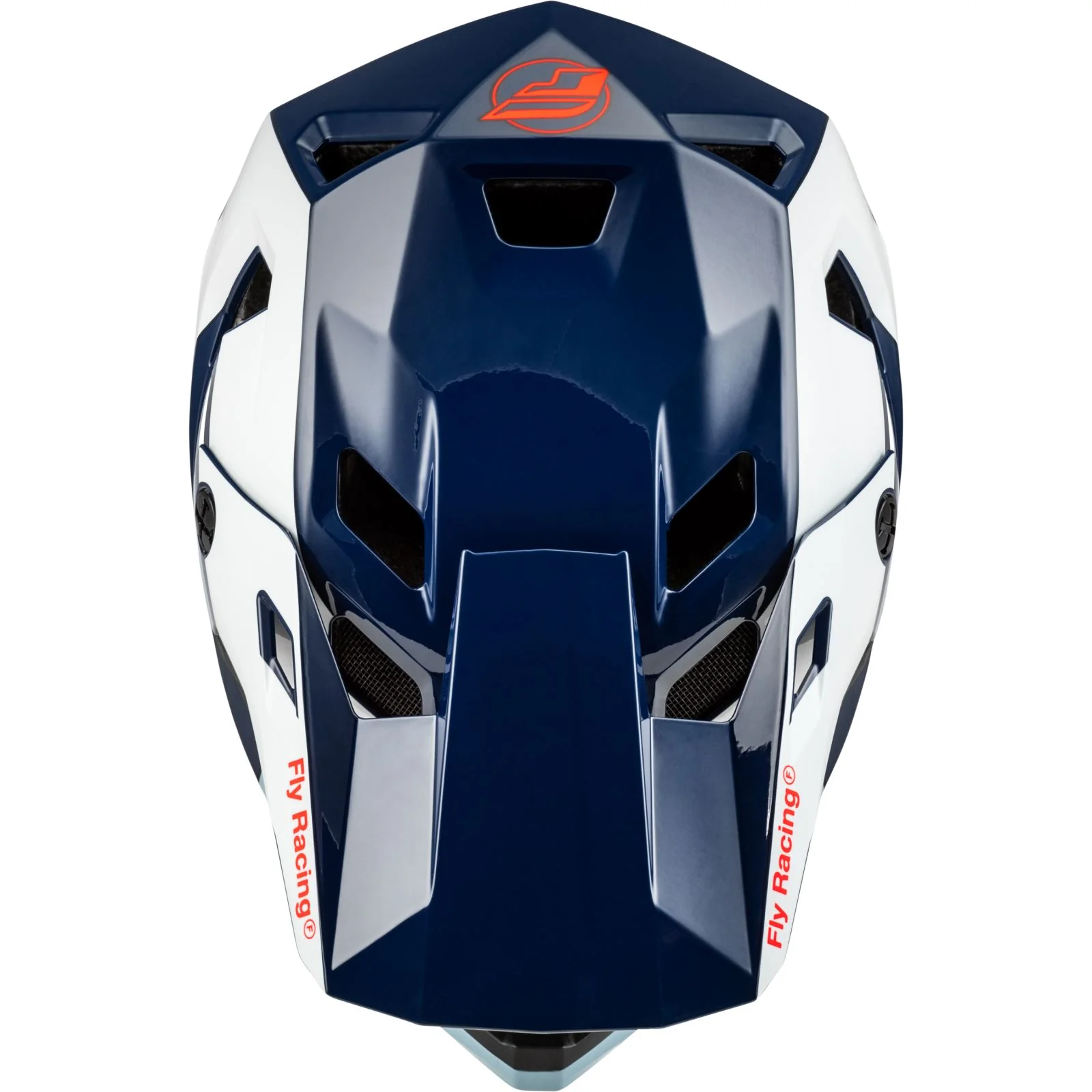 Fly Racing Youth Rayce (2024) Full Face Helmet - Red/White/Blue - Image 3