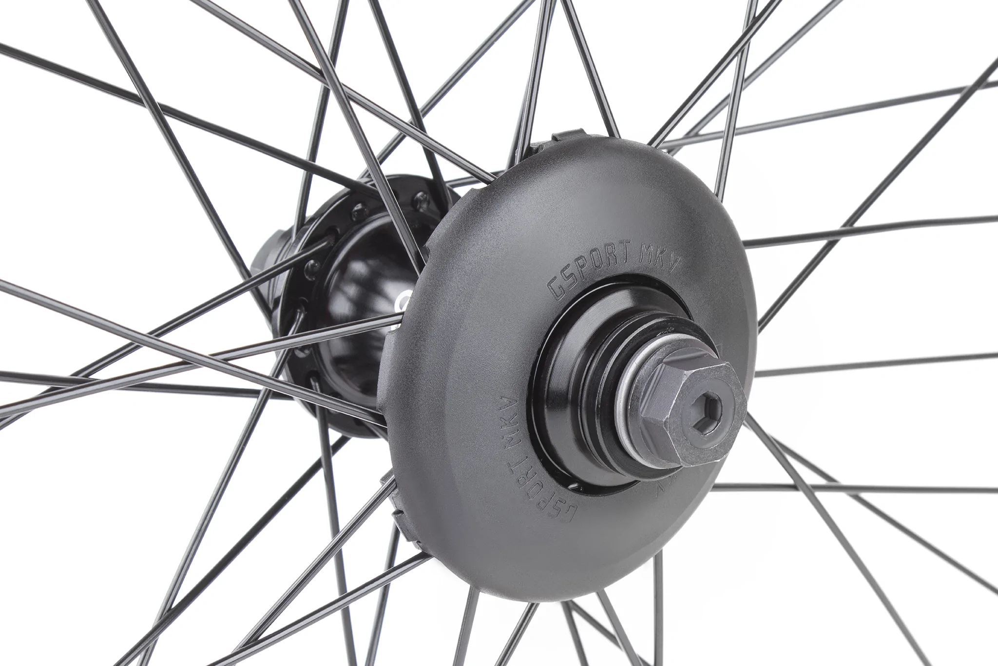 GSport BMX G.L.A.N.D. MKV Front Hub Guard - Black
