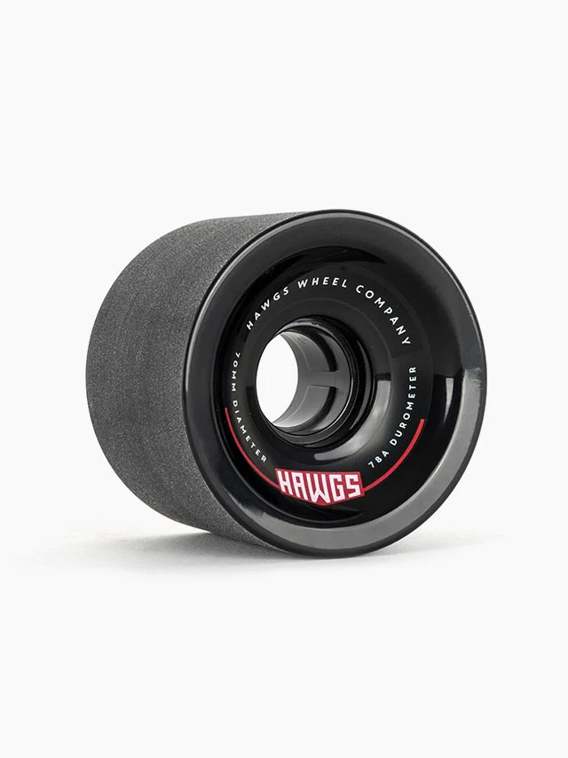 Hawgs 70's Wheels 70mm 78a - Black (Set of 4)