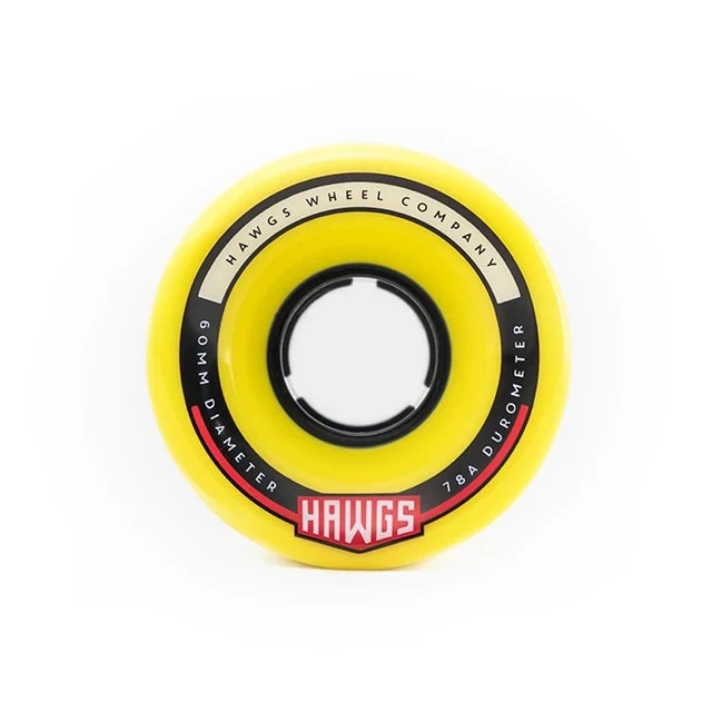 Hawgs Chubby Wheels 60mm 78a - Flat Banana (Set of 4) - Image 2