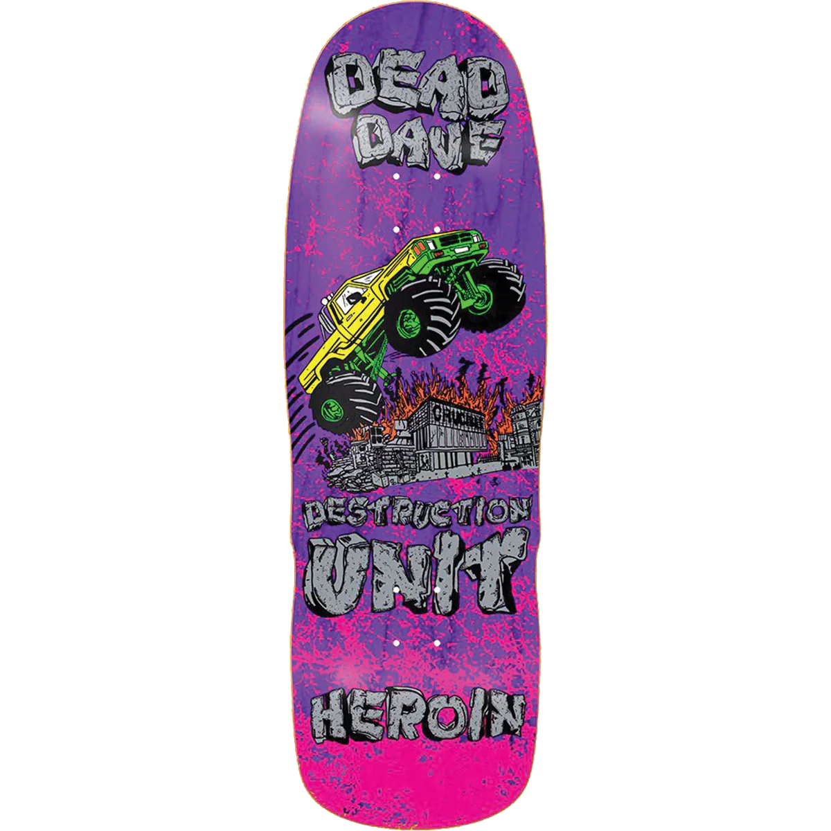 Heroin Dead Dave Knock Off Skateboard Deck - 10.1″