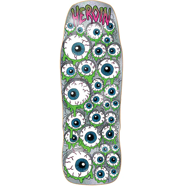Heroin Holo Mutant Eyeballer Skateboard Deck - 10.25″
