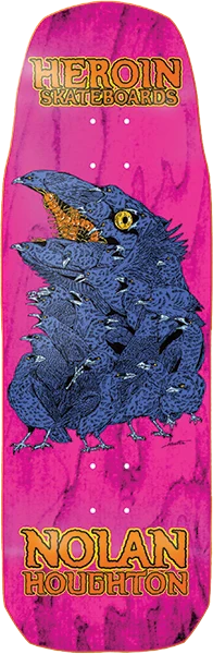 Heroin Nolan Crow Skateboard Deck - 10″