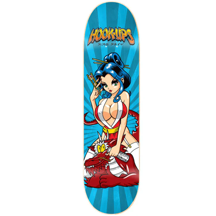 Hook-Ups Geisha 3 Skateboard Deck - 8.5″