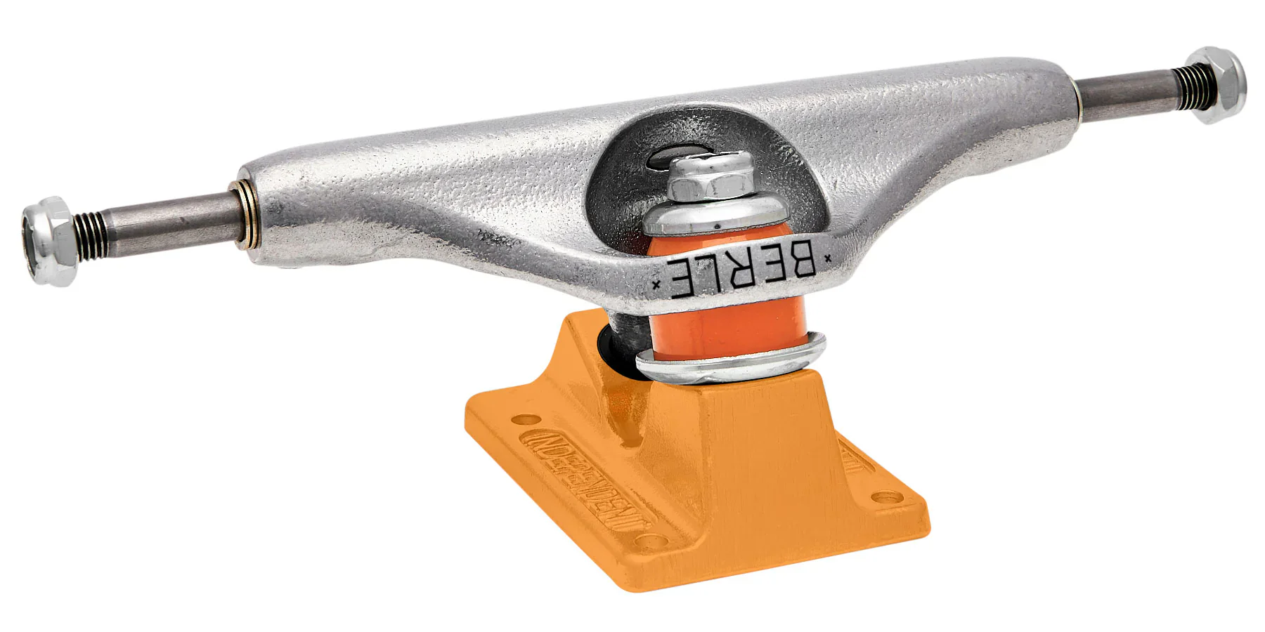 Independent Trucks 149mm Stage 11 Elijah Berle Skull Standard - Silver/Orange (Set of 2) - Image 2