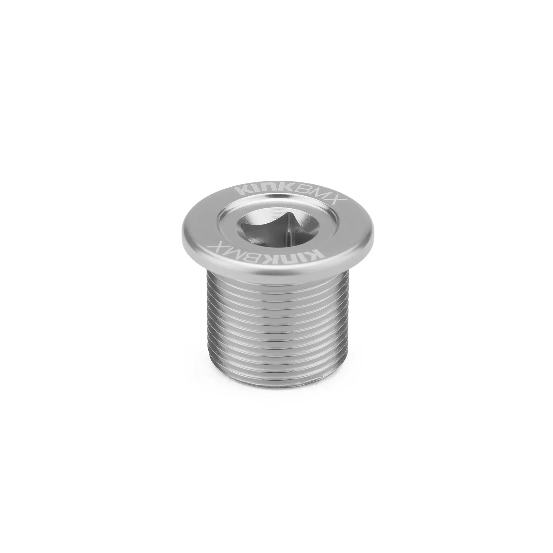 Kink BMX M24 Fork Cap Bolt - Silver
