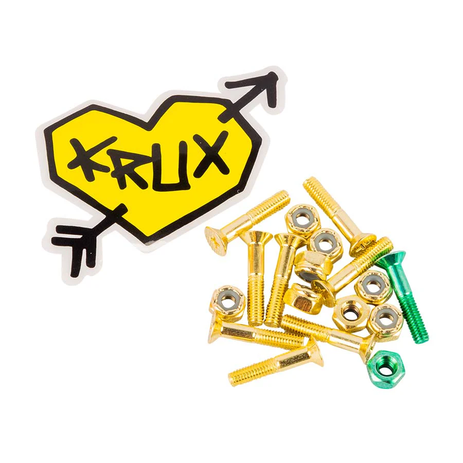 Krux Krome Hardware 1" Phillips - Gold