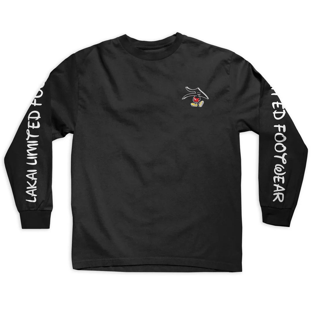 Lakai Orlando Long Sleeve T-Shirt - Black