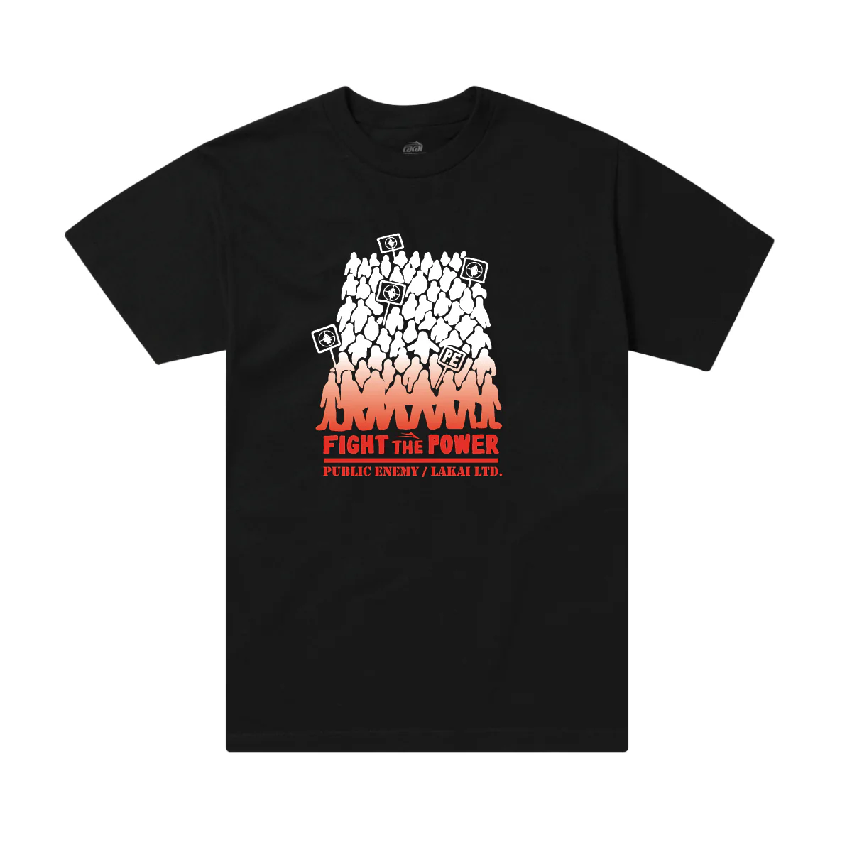 Lakai Public Enemy Fight The Power SS Tee - Black