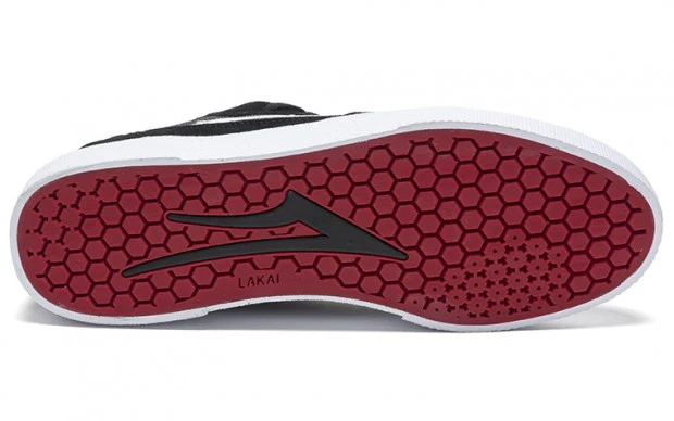Lakai Shoes Cambridge - Black/White Suede - Image 3