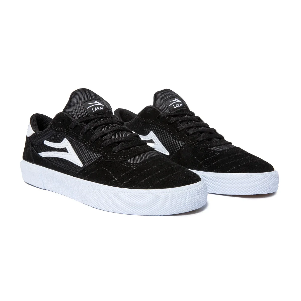 Lakai Shoes Cambridge - Black/White Suede - Image 2
