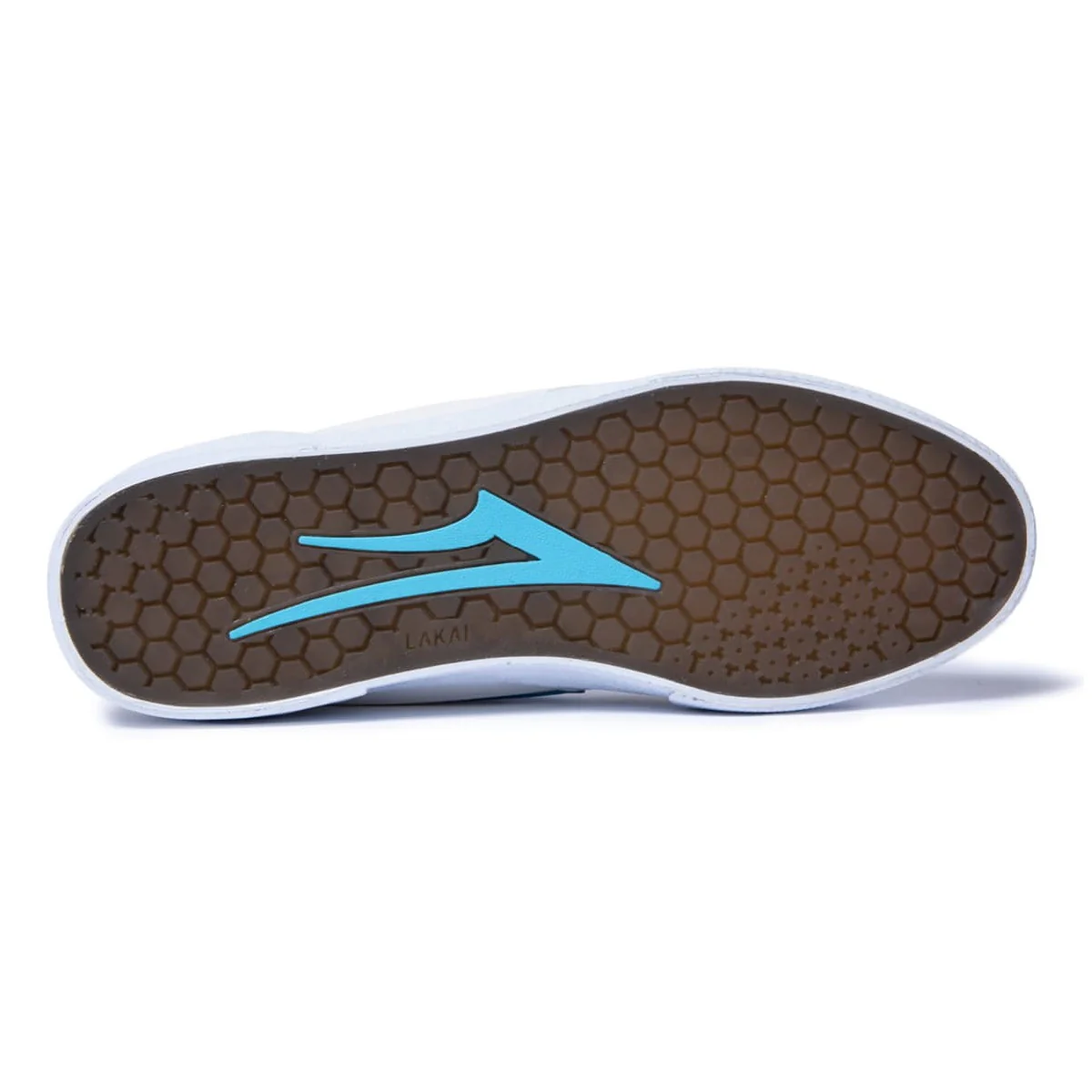 Lakai Shoes Cambridge SMU - White/Cyan Suede - Image 5
