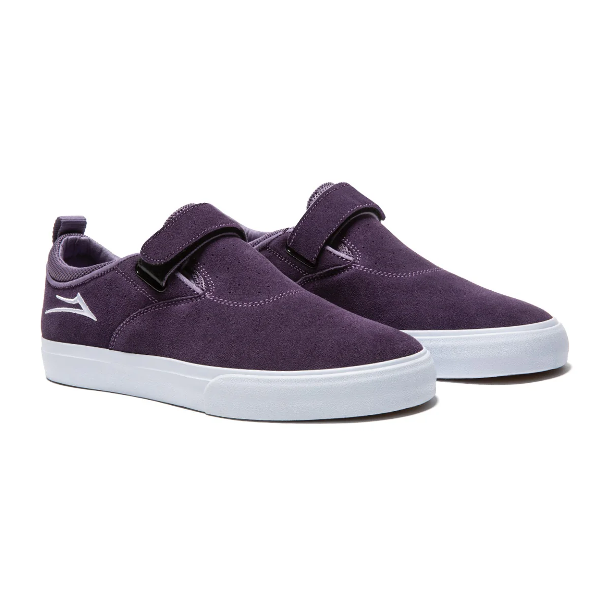 Lakai Shoes Riley 2 Velcro Strap - Purple Suede - Image 2