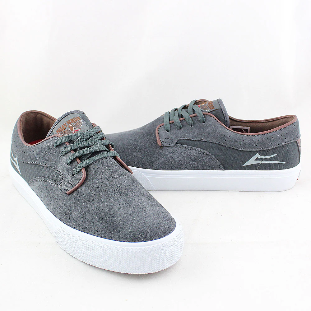 Lakai Shoes Riley Hawk - Gargoyle Suede - Image 2